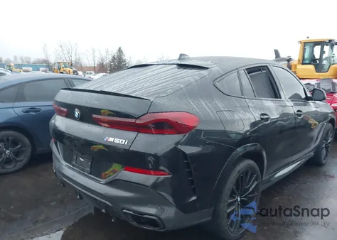 2022 BMW X6 M50I из США, поврежденный, VIN 5UXCY8C02N9K18796
